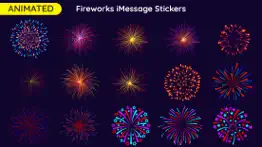 animated fireworks stickers iphone screenshot 1