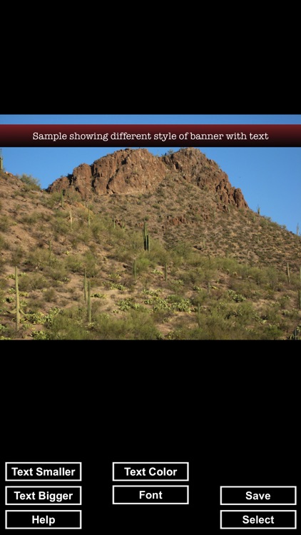 Banner Text - Add to any photo