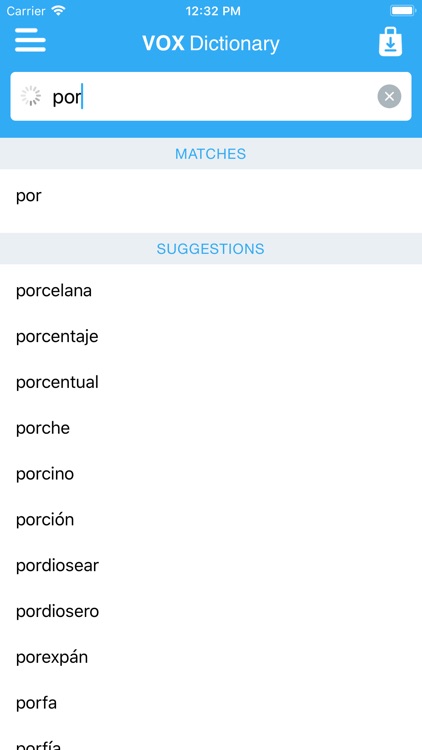VOX Spanish Dictionary screenshot-1