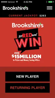 brookshire’s see red and win iphone screenshot 1