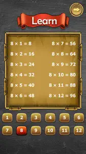 The Multiplication Table screenshot #3 for iPhone