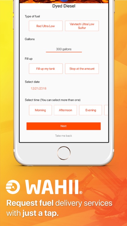 Wahii: Fuel your tank