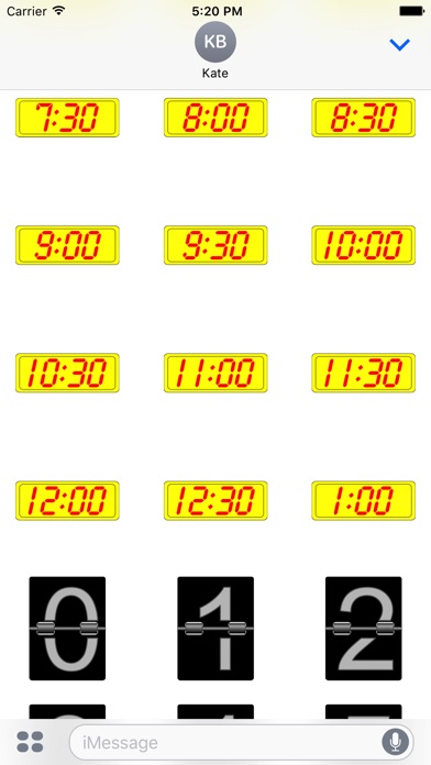 Time & Clock Stickers screenshot 4