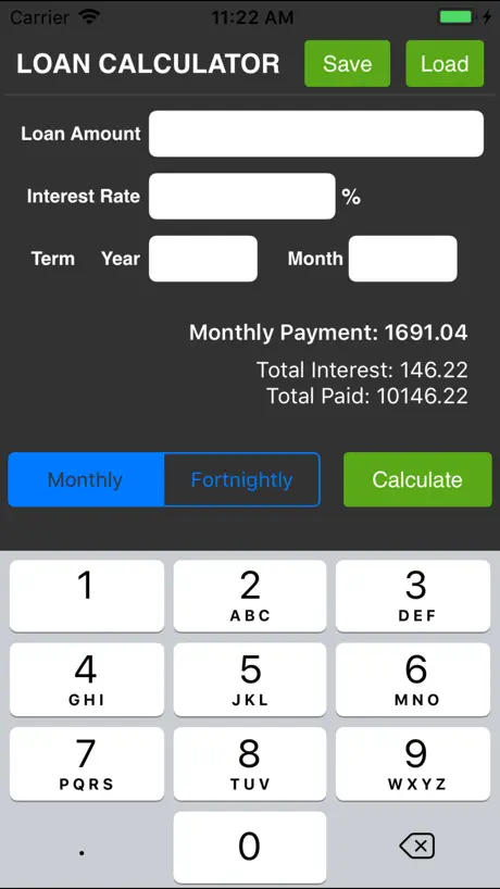 $ Loan Calculator