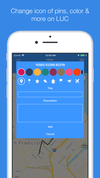 MGRS, UTM & DMS - LUC Screenshot