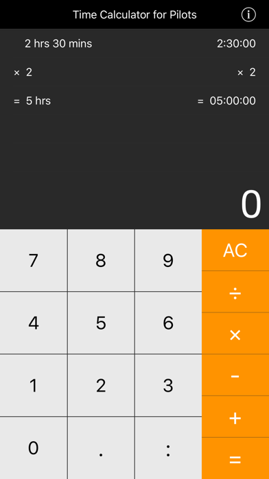 Screenshot #3 pour Time Calculator For Pilots