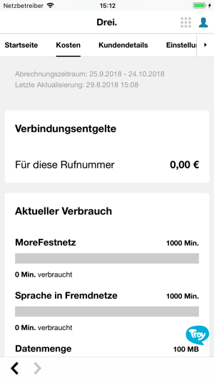 handy guthaben abfragen drei
