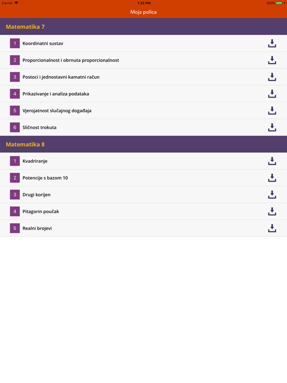 Screenshot #4 pour e-Škole Matematika 7 & 8