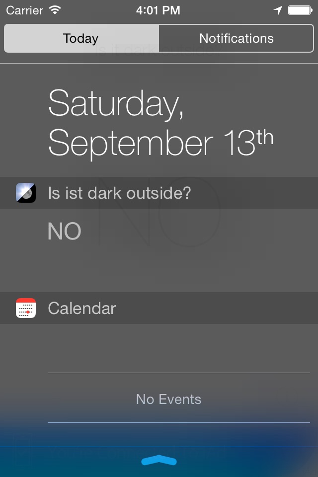 Is it dark outside? screenshot 2