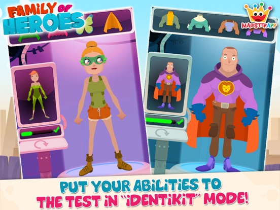 Family of Heroes for Kids iPad app afbeelding 4
