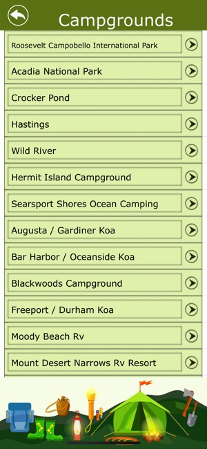 Maine Campgrounds & Hiking Tra(圖4)-速報App