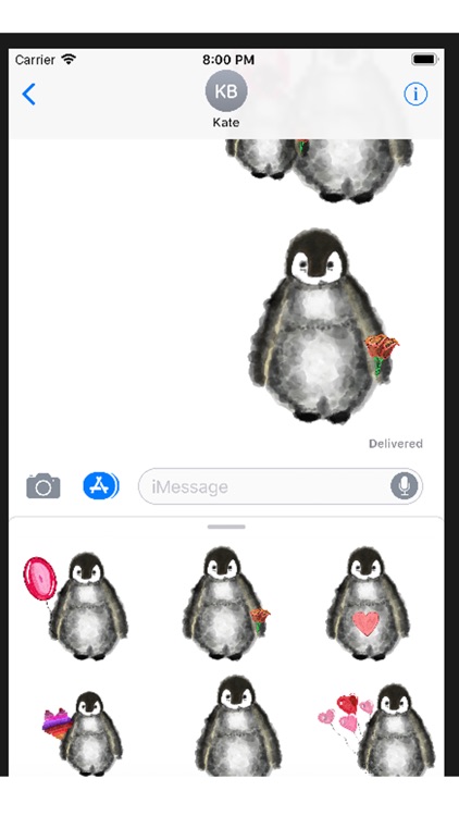 Love Penguin Stickers screenshot-3