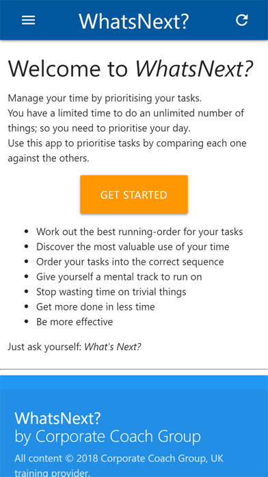 WhatsNext? iPhone screenshot 2 - Business app
