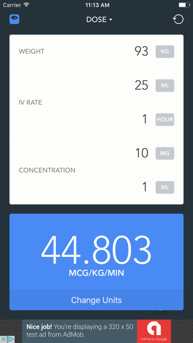 Screenshot #2 pour Drug Infusion - IV Medications