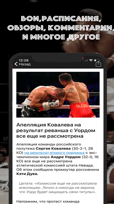 Ринг Обзор - Бокс, MMA, K1 screenshot 2