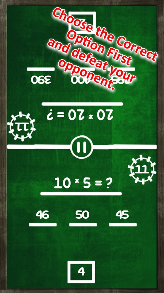 #2. Math Game: 2 Player Math Challenge (iOS) Av: Maqbool Ahmed Mirza