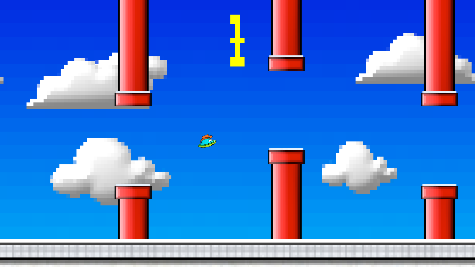 Alien Cowboy: Flappy Christmas