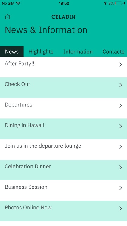 Celadin Event Attendee App