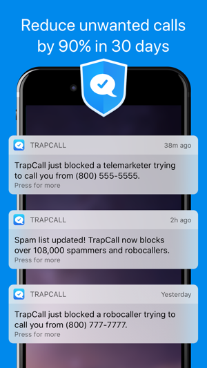 trapcall reveal no caller id on the app store blocked iphone