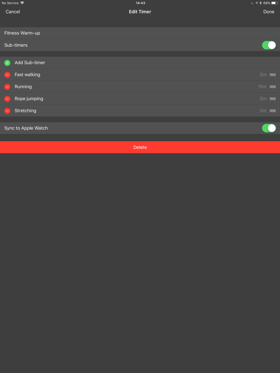 Timer! iPad screenshot 5 - Utilities app