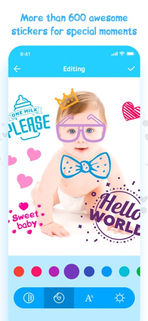 Cuteness baby pics stickers