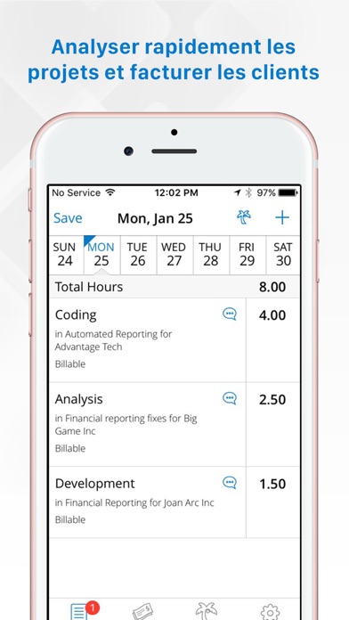 Screenshot #2 pour Replicon - Timesheets with GPS