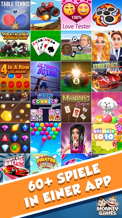Monkey Games - Über 50 Spiele