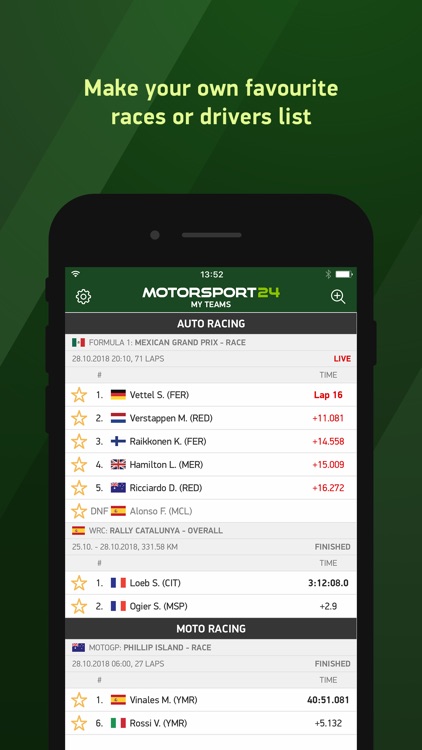 Motorsport 24 - live results