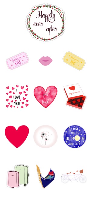 Enjoy Valentine Stickers(圖2)-速報App