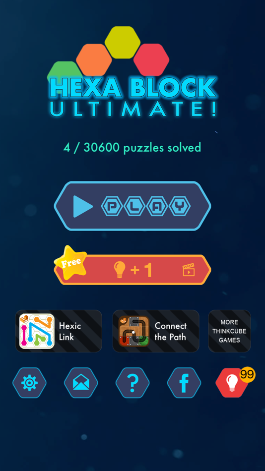 #5. Hexa Block Ultimate! with Spin (iOS) 由: ThinkCube Inc.