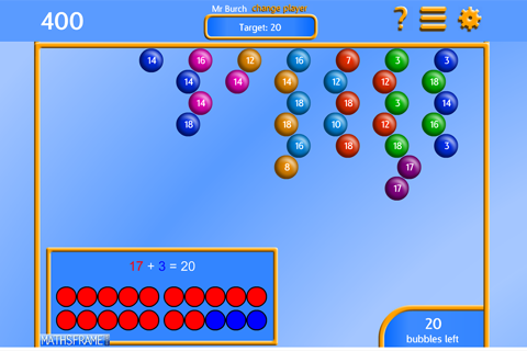 Bubble Pop Number Bonds screenshot 2