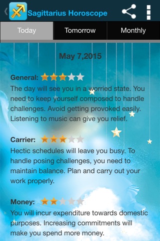 Sagittarius Horoscope screenshot 2