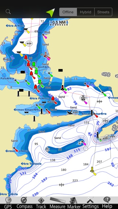 Screenshot #3 pour Grèce GPS Cartes Nautique