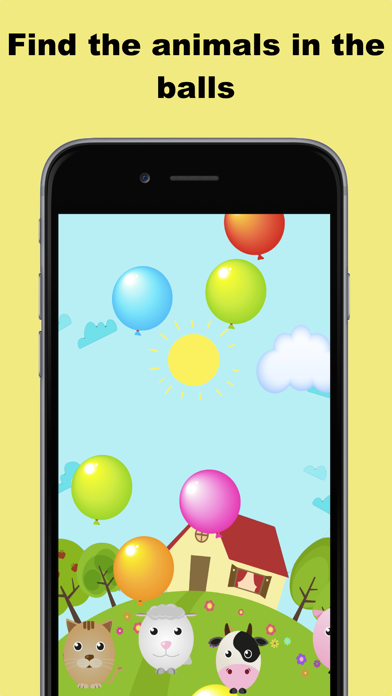 Pop Balloons with Animals Lite screenshot 2