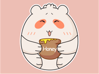 Silly Bear Animated Stickers