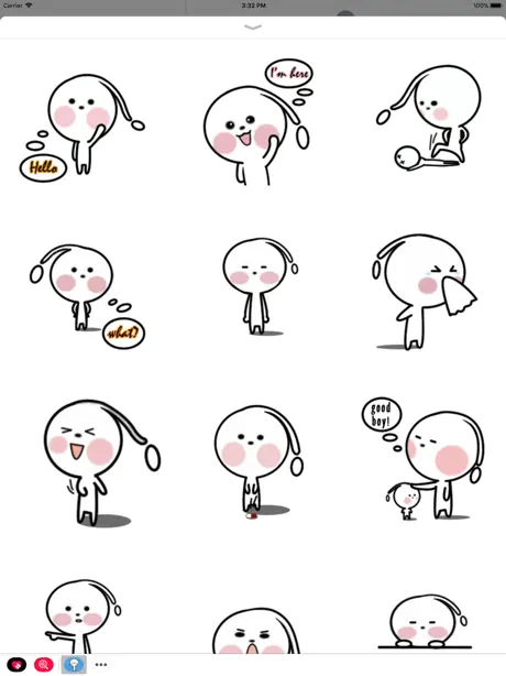 Little Alien Animated Stickers