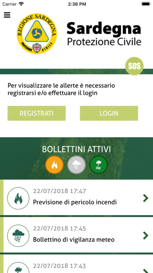 Protezione Civile Sardegna(圖1)-速報App