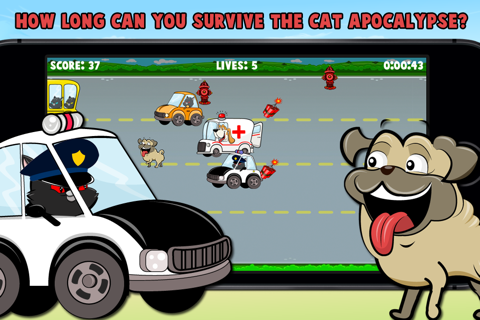 Dog Dodge (Cat Apocalypse) screenshot 2