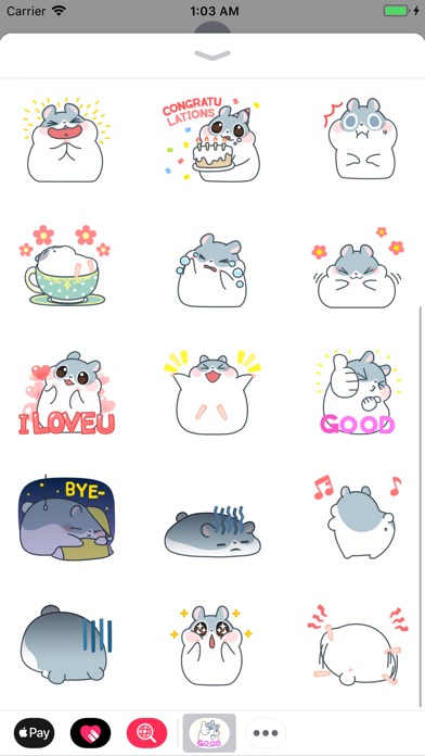 Hamstery Animated Stickers screenshot 3