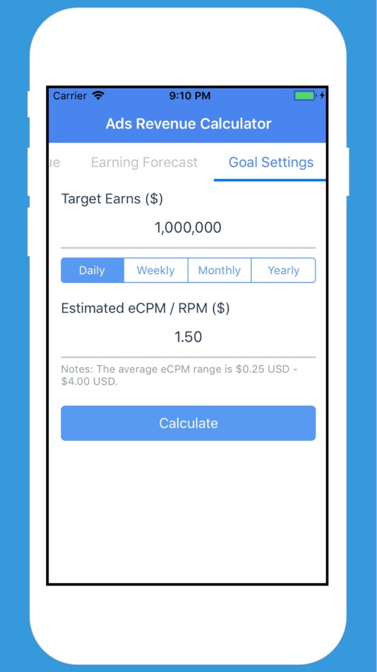 #5. Ads Revenue Calculator (iOS) 来自: AppNextDoor Labs