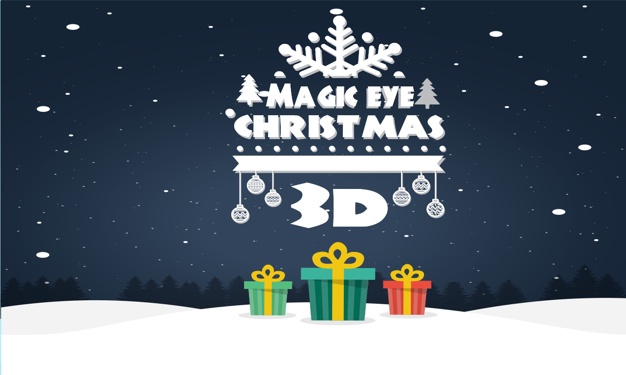 Christmas Magic Eye 3D