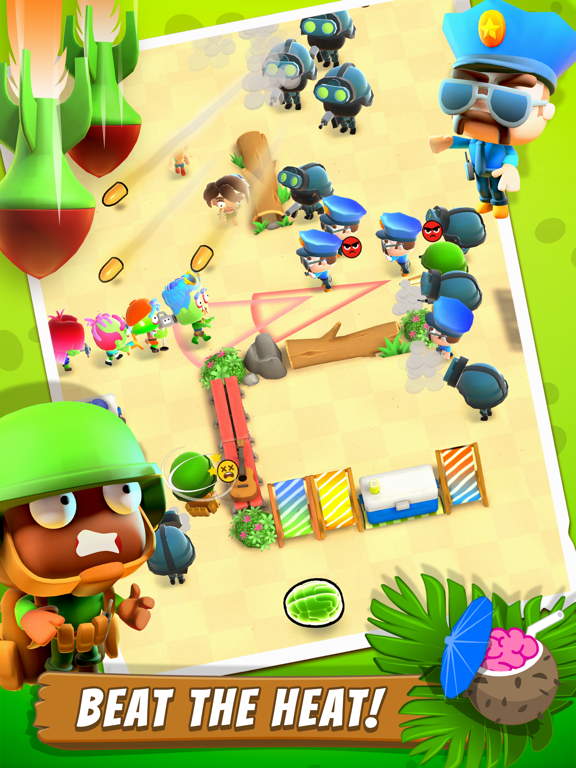 Zombie Beach Party iPad screenshot 5 - Games app