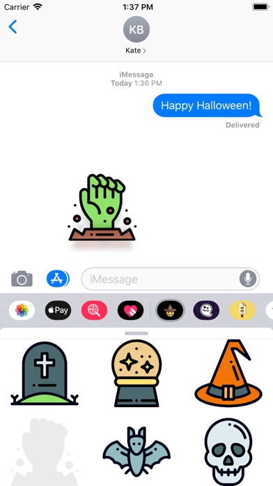 Cute Halloween Stickers Pro screenshot 4