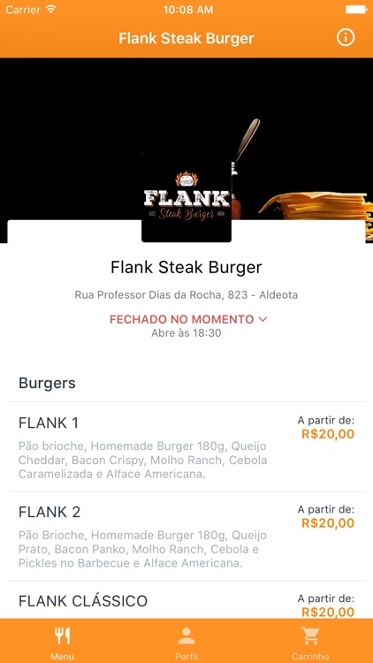 Flank Steak Burger Delivery