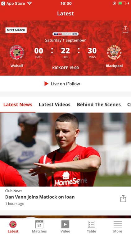 Walsall Official App