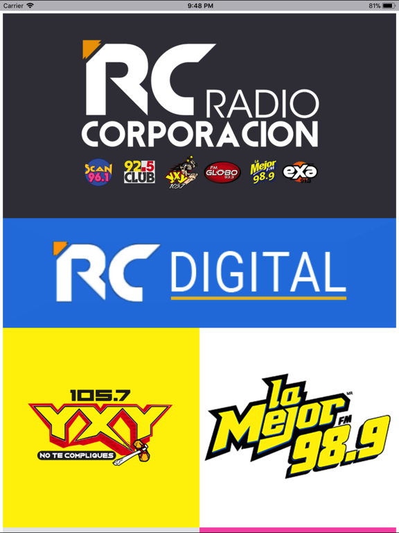 RC App iPad screenshot 1 - Entertainment app