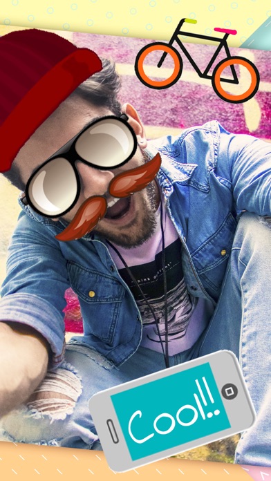 Screenshot #3 pour Stickers - Cabine face caméra