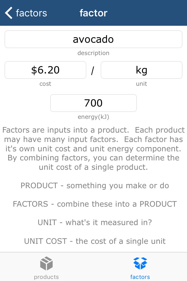 Unit Cost Calculator screenshot 4