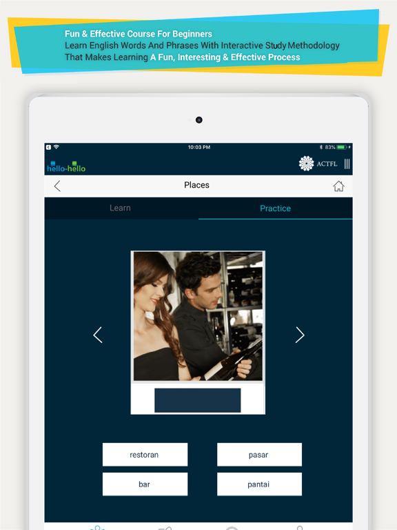 Screenshot #2 for Learn Indonesian Vocabulary H