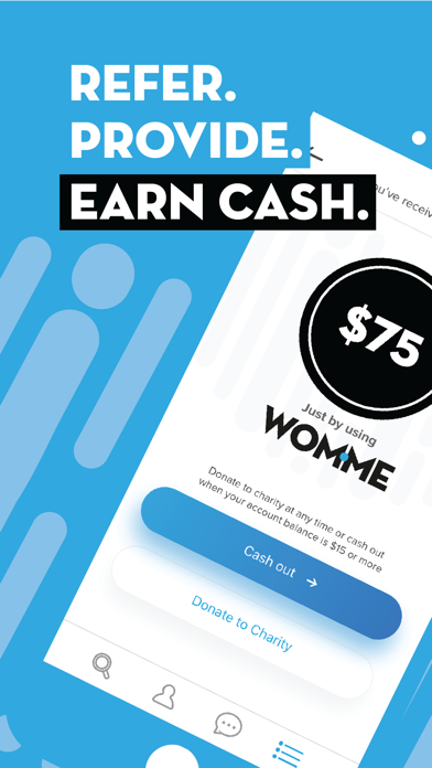 Womme iPhone screenshot 1 - Lifestyle app